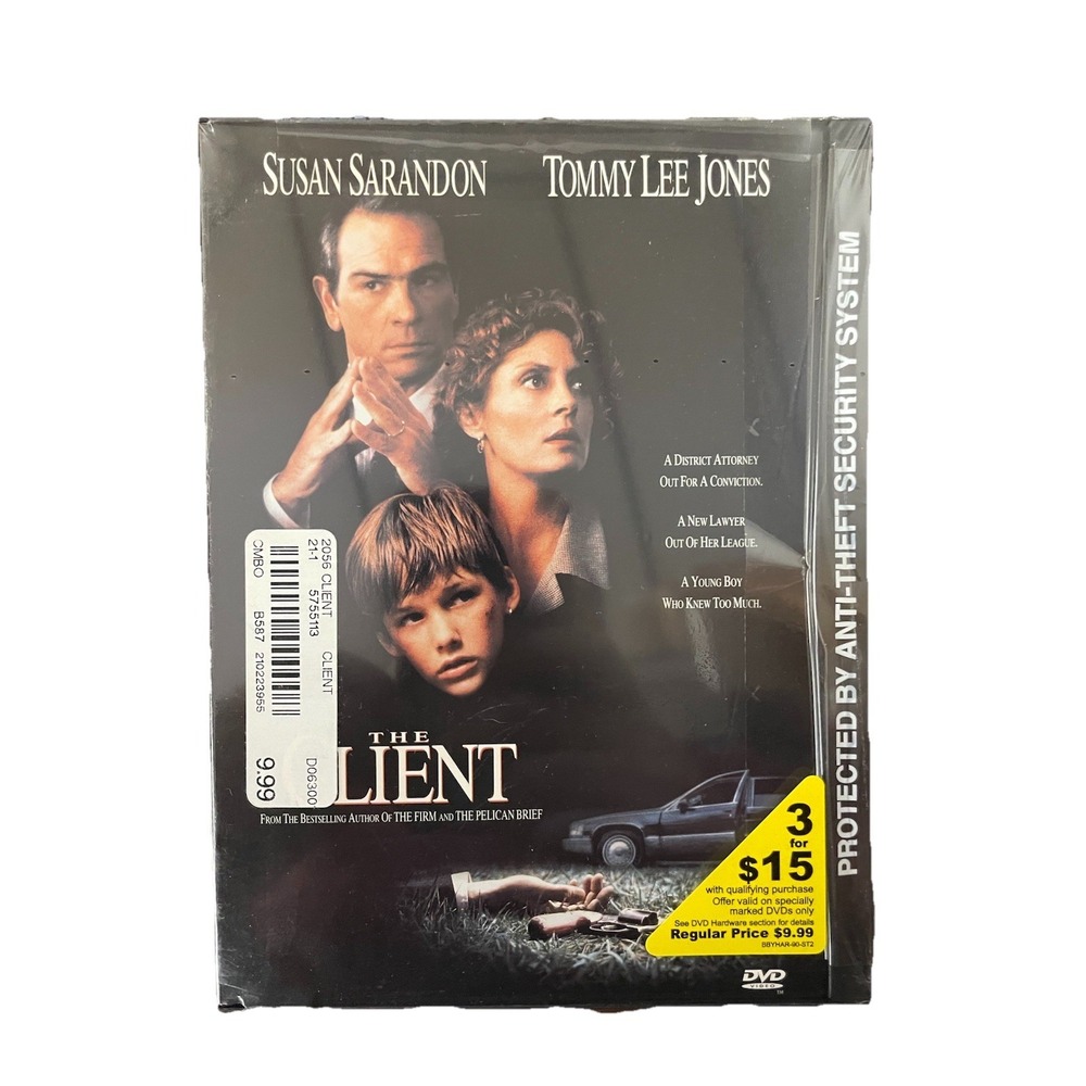The Client DVD‎ 1997 Susan Sarandon Tommy Lee Jones Sealed